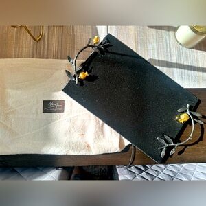 Used Michael Aram pomegranate cheese board.